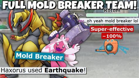 If the opponent has an ability that'll negatively affect an offensive move, its effect is nullified. . Mold breaker